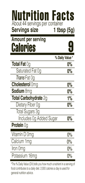 Nutritional Information