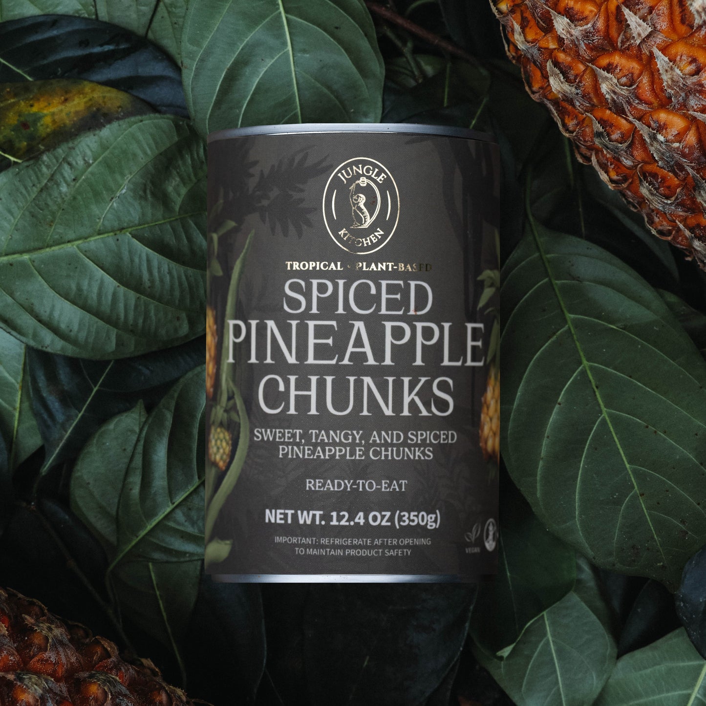 Spiced Pineapple Chunks Product Tin Front Shot
