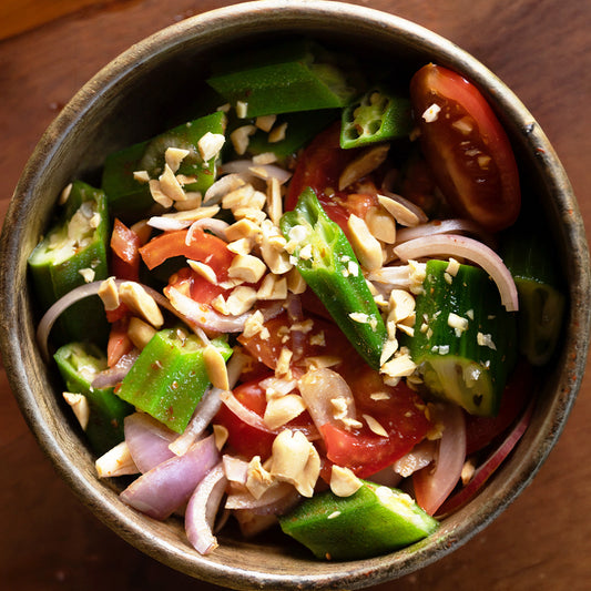 Okra and Tomato Salad