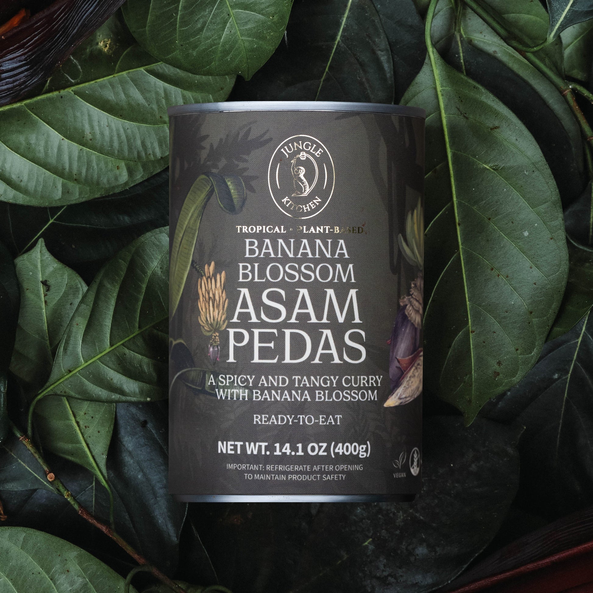 Banana Blossom Asam Pedas Product Tin Front Shot