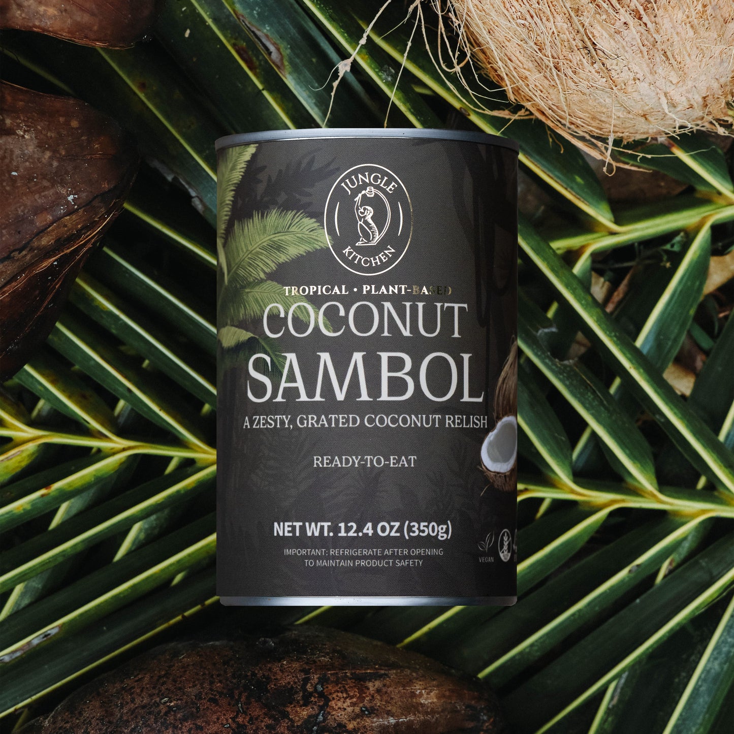 Coconut Sambol Product Tin Front Shot