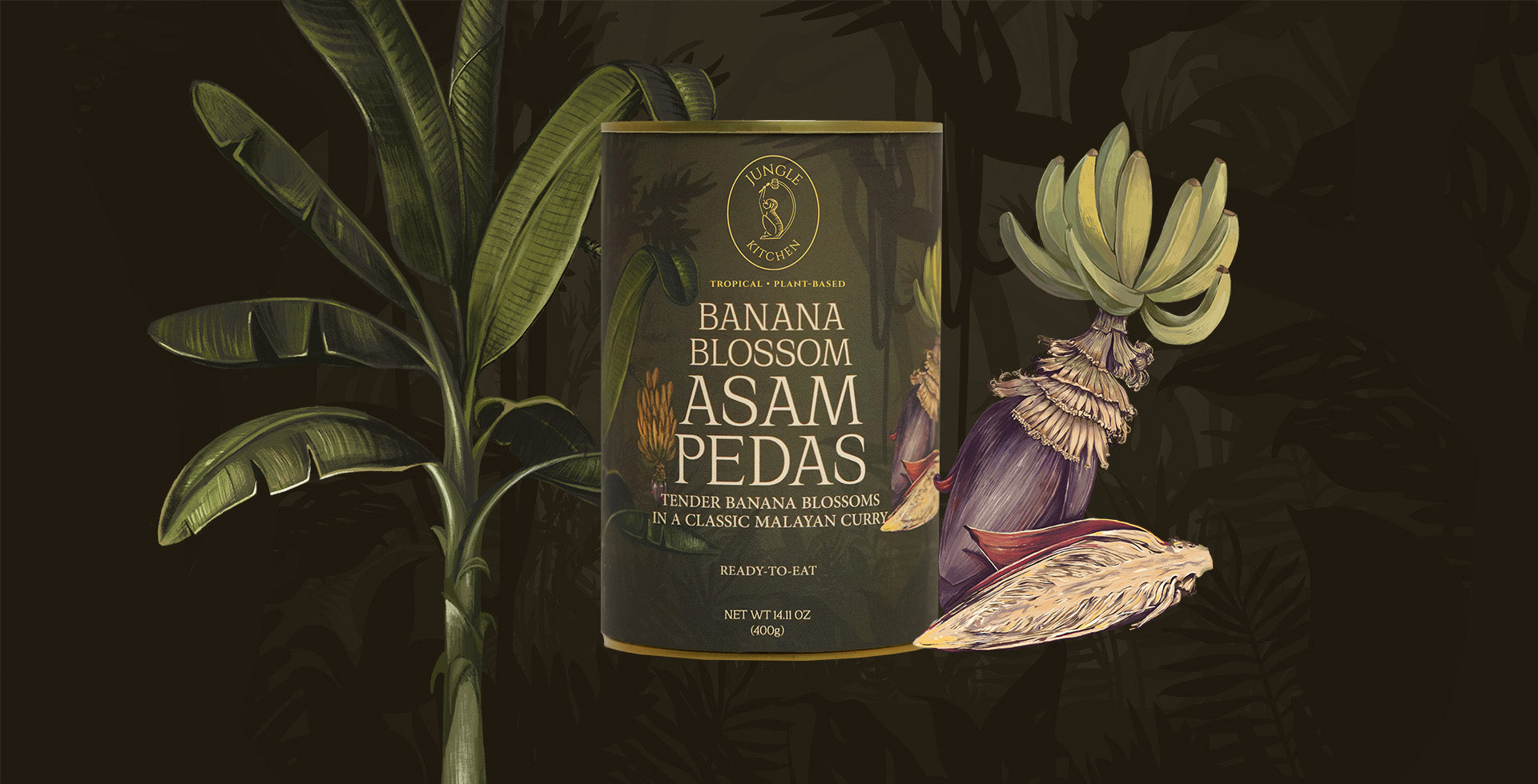 BANANA BLOSSOM ASAM PEDAS