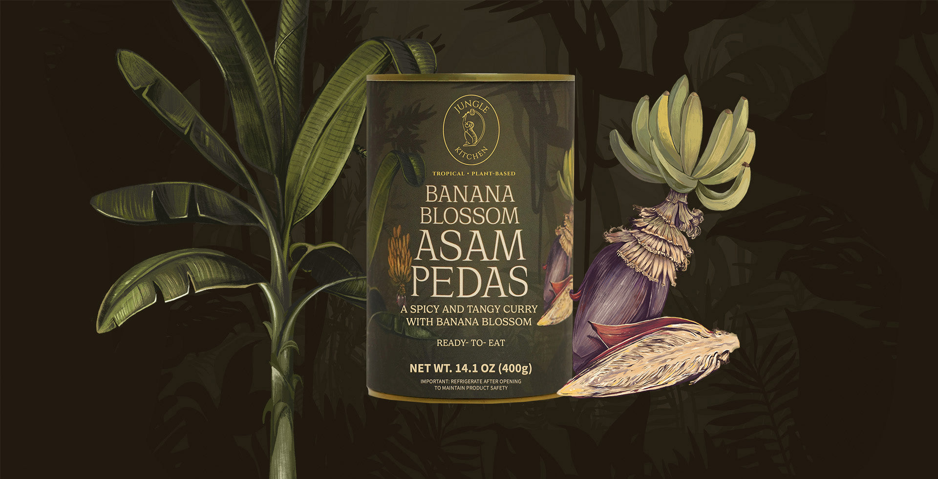 BANANA BLOSSOM ASAM PEDAS