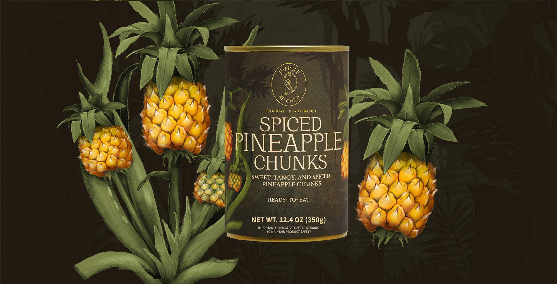 SPICED PINEAPPLE CHUNKS